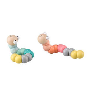Wooden Toys: Wooden Wiggly Worm