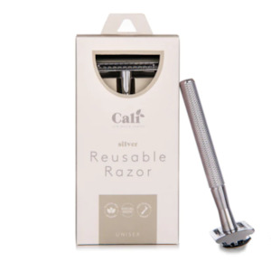 Long Handled Silver Razor