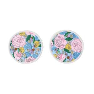 Peony Blooms Breast Pads