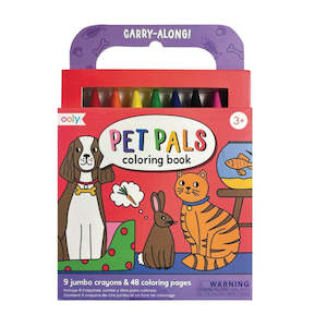 Creativity Activity Sets: Carry Along Colouring Book & Crayon Set | Pet Pals
