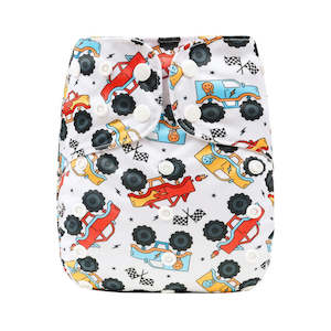 Demolition Derby Cloth Nappy | Large