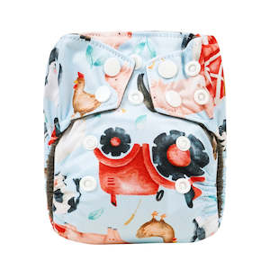 Barnyard Newborn Nappy