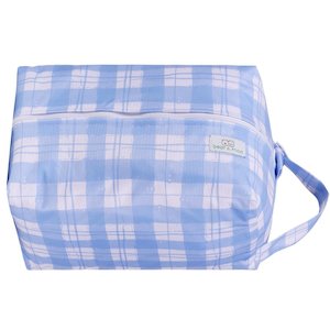 Bear Moo: Nappy Pod | Periwinkle Gingham