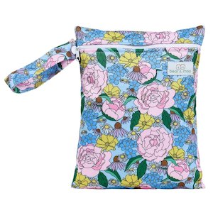Bear Moo: Medium Wet Bag | Peony Blooms