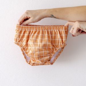 Gingernut Gingham Large Swim Nappy