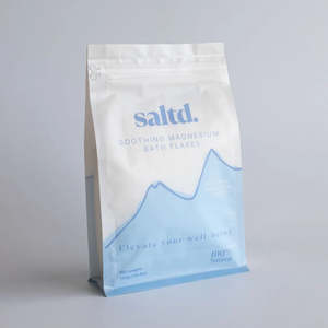 Bath Time: Soothing Magnesium Bath Flakes