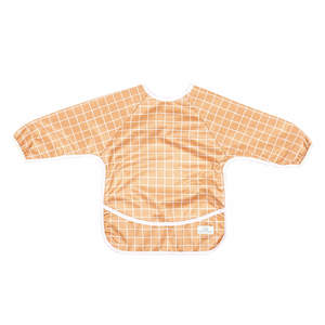 Sleeved Bib | Gingernut Gingham