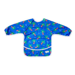 Bear Moo Bibs: Sleeved Bib | Tropical Breeze