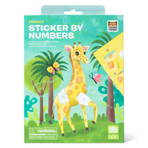 Colouring: Sticker By Numbers | Animals