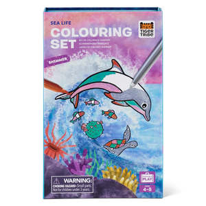 Shimmer Colouring Set | Sea Life
