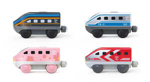 Toys: Intercity Battery Powered Locomotive Set (4 Pack)