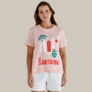 Wear: Ellia Crew Tee | Santorini