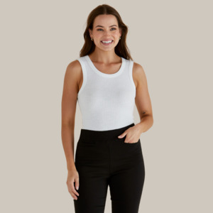 Wear: Francis Rib Tank | White