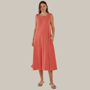 Wear: Sabrina Maxi Dress | Pink Red Stripe