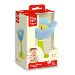 Teething Toys: Flower Teether | Blue
