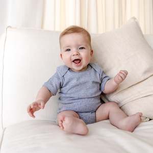 Original Ribbed Bodysuit | Shortsleeve