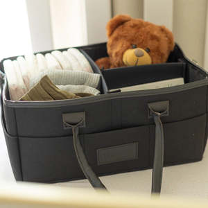 Baby Shower Gift Ideas: Nappy Caddy | Black