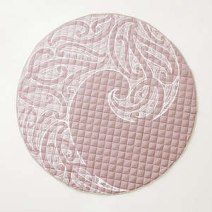 Baby Shower Gift Ideas: Māori Inspired Playmat | Mauve
