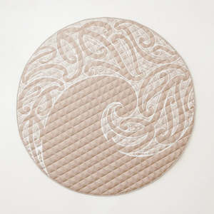 Baby Shower Gift Ideas: Māori Inspired Playmat | Tan