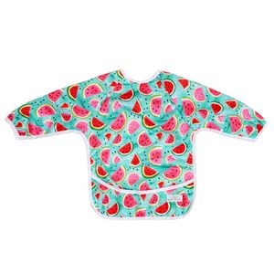 Bear Moo Bibs: Sleeved Bib | Watermelon Crush