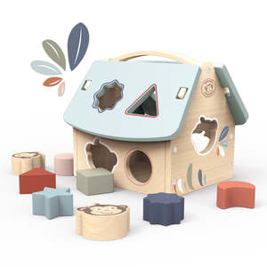 Wooden Toys: House Shape Sorter