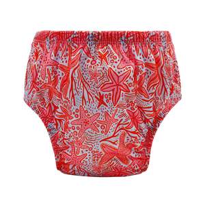 Swim Nappies: Coral Coast Large Swim Nappy
