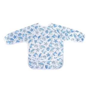 Bear Moo Bibs: Sleeved Bib | Marine Life