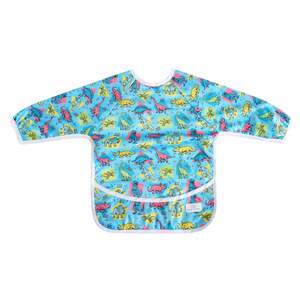 Sleeved Bib | Electric Dino