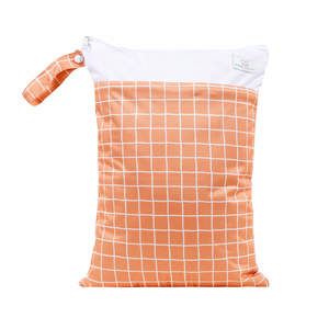 Bear Moo: Large Wet Bag | Gingernut Gingham