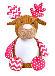 Christmas: Cupcake the Pink Cubbie Reindeer