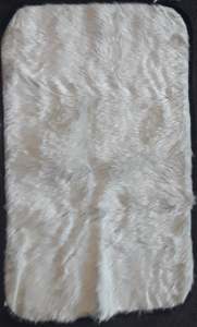 Pets: Reversible White/Grey Blanket (half size)