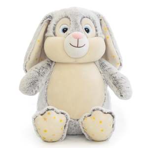 Grey Cubbie Bunny (Yellow Stars)