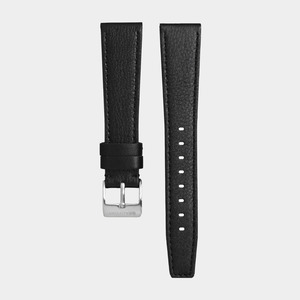Straps: 20mm Black Italian Leather Strap