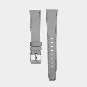20mm Wolf Grey Italian Leather Strap