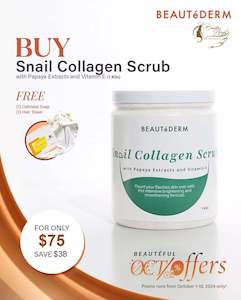 Beautederm Promotion: Your Year to Shine Promo Snail Collagen Body Scrub 1kg