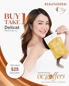 Au Naturel: Beautéful OCT-offers for Delicat Whip Soap 120g