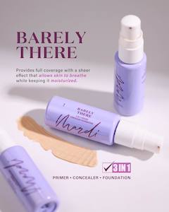 Cosmetics: MARDI Cosmetics Barely There (3 in 1 Primer Concealer Foundation) 30ml