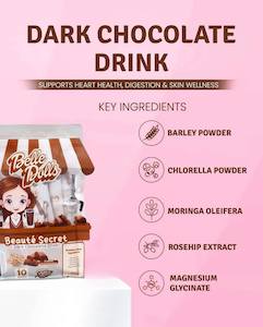 Our: Belle Dolls Dark Chocolate Drink with Rice Crispies 10sachets