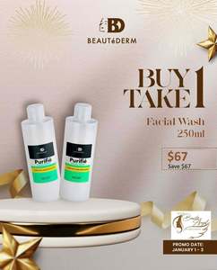 Your Year to Shine Promo for Purifié Facial Wash Refill 250ml BUY1 TAKE1 FREE