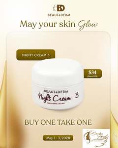 Beautederm Promotion: May Promo for Night Cream 3 (20g) B1T1