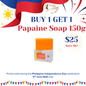 Easter Sale: Fiestang Pinoy Promo for Papaine Whitening Soap 150g BOGO