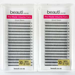 3D SHORT STEM Pre Made Volume Fans