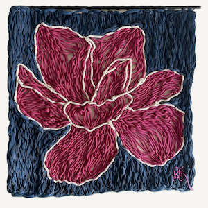 Wall Art: Magnolia | Giant Embroidery Tapestry | 1mt x 1mt