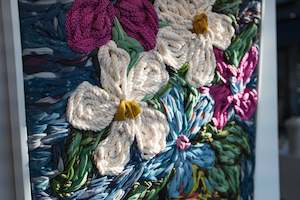 Wall Art: Thoughtful I | Giant Embroidery Tapestry | 585mm x 740mm