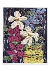 Thoughtful II | Giant Embroidery Tapestry | 585mm x 740mm