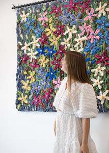 Plentiful | Giant Embroidery Tapestry | 1.8mt x 1.4mt