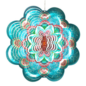All Collection: Turquoise Snowflake Wind Spinner