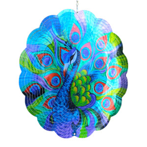 Peacock Wind Spinner