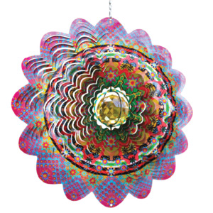 Crystal Mandala Wind Spinner