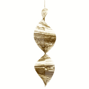 All Collection: Giant Helix Wind Spinner - White Gold